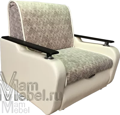 Кресло-кровать Виктория с деревянными подлокотниками на заказ 60х190 см Пенополиуретан