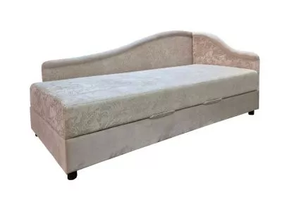 Угловая тахта Мария велюр Шах Правый 110х190 см
